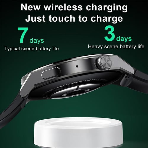 For Huawei Xiaomi Nfc Smart Watch Men Gt3 Pro Amoled 390*390 Hd Screen  Heart Rate Bluetooth Call Ip68 Waterproof …