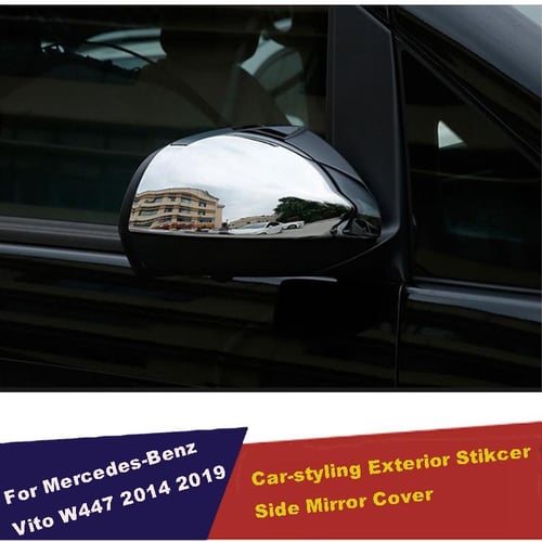 ABS chrome Door Mirror Cover Rear View Overlay 2014-2018 for Mercedes Benz  Vito Valente Metris W447 Car - buy ABS chrome Door Mirror Cover Rear View  Overlay 2014-2018 for Mercedes Benz Vito