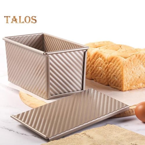 Rectangular Loaf Pan Carbon Steel Nonstick Bellows With Cover Toast Box  Mold Bread Mold Eco-friendly Baking Tools For Cakes