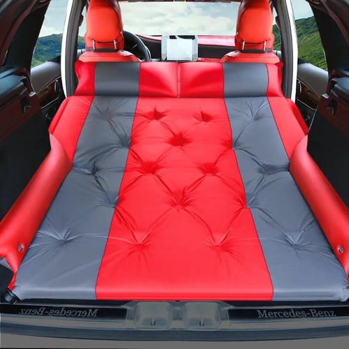 Inflatable Car Mattress Auto Air Seat Mattress Bed With 2 Travel