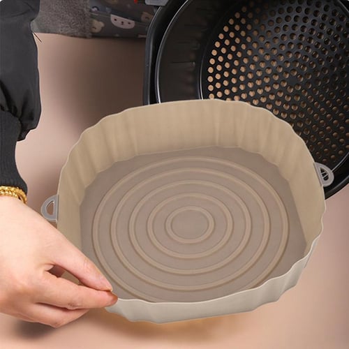 Silicone Pot Holder Oven Baking Tray Air Fryer Air Fryer Pad Food Grade  Reusable