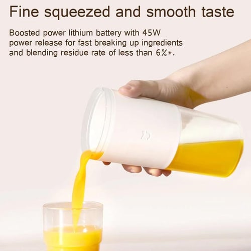 Tonton Portable Juicer Cup 800ml Juicer Mixer Electric Mini Blender Fruit  Vegetables Quick Juicing Kitchen Food Processor