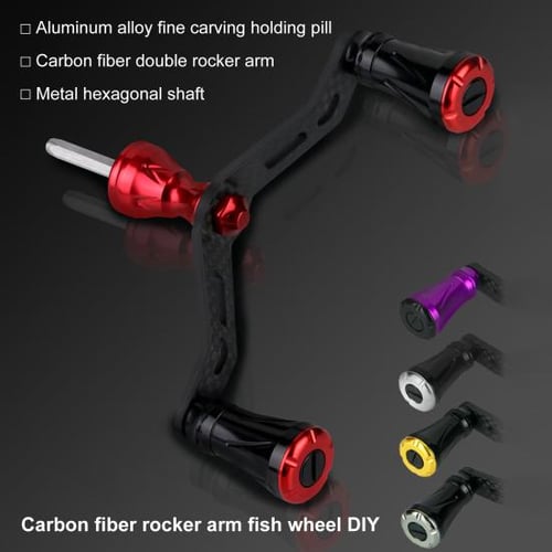 Fishing Wheel Handle Replacement Rocker Arm Grip Handle Baitcast Reel Crank  Arm Modified Accessories 