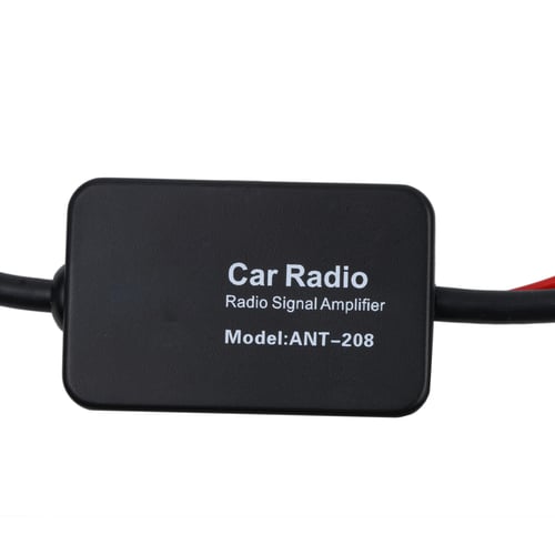 12V Car Radio Antenna FM Radio Signal Amplifier Booster Amp Car