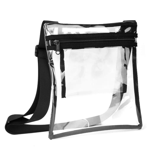 1pc Clear Bag Sports Training Bag, Transparent Stadium Storage Handbag,  Suitable For Work Travel Sports, Shoulder Crossbody Bag Travel Bag, Outdoor  Po