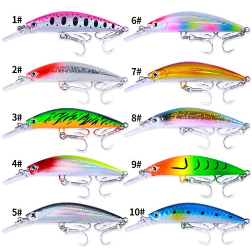 Sinking Minnow Lure 90mm 17g Bait Ocean Boat Fishing Lures 3d Eyes