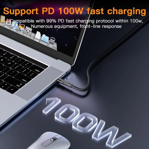 Ugreen 60W 100W Usb C To Type C Cable For iPhone 15 MacBook Xiaomi Samsung  5A