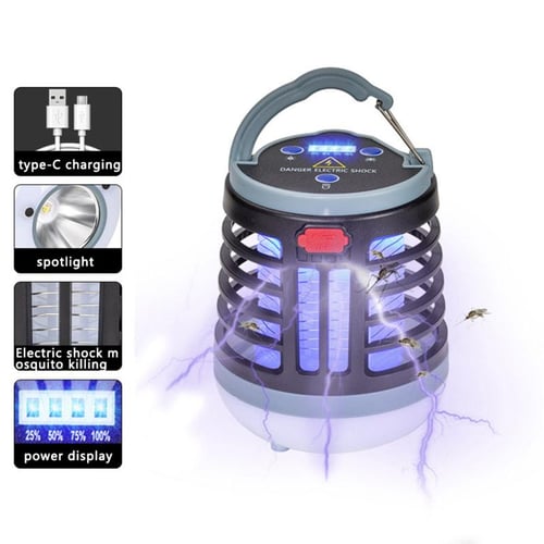 Non-toxic Portable Rechargeable Electric Mosquito Killer Lamp