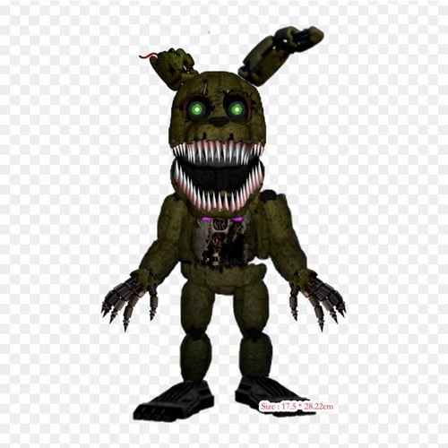 Compre Golden Nightmare Foxy Five Nights At Freddy'S 4 Fnaf W Ferro em  transferência de calor para impressão de adesivos de vinil para roupas  Apliques DIY Patches laváveis