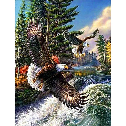 eagle diamond painting