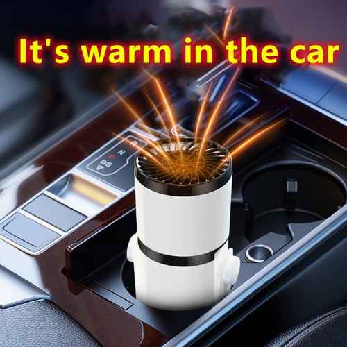 Wiwilys 12V 150WPortable Electric Car Heater Heating-Cooling Fan