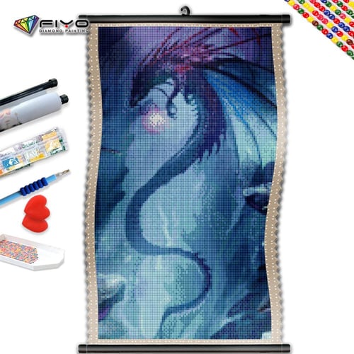 5D DIY Frame Diamond Embroidery Fire Dragon Full Mosaic Animal 5D Painting  Kit Picture of Rhinestones Wall Decor - buy 5D DIY Frame Diamond Embroidery  Fire Dragon Full Mosaic Animal 5D Painting