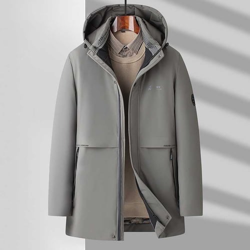 New Winter Warm Leisure Long Cotton-padded Coat In the Elderly