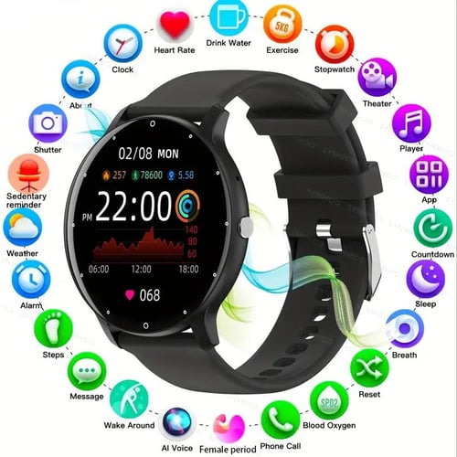 2024 New Men Smart Watch Bluetooth Call Watch IP67 Waterproof Sports  Fitness Watch for Android IOS Smart Watch