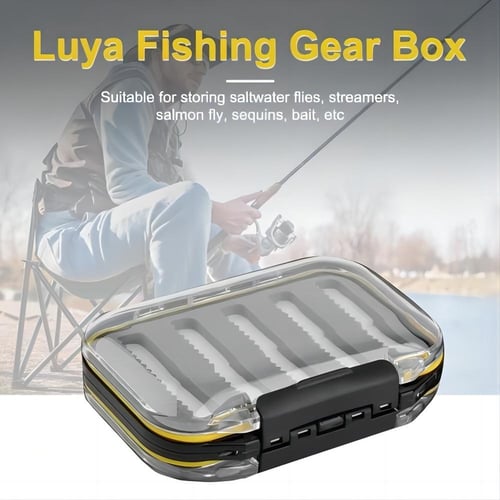 Kell 1pc Double Sides Fly Fishing Tackle Box Waterproof Multiple  Compartments - buy Kell 1pc Double Sides Fly Fishing Tackle Box Waterproof  Multiple Compartments: prices, reviews