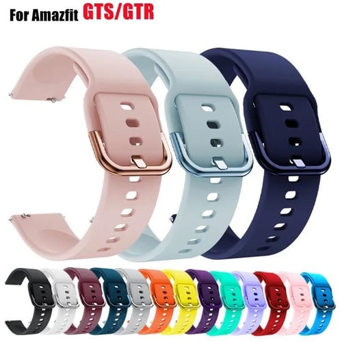 Watchband For Huami Amazfit GTR Mini GTR4 3 2 Strap Band 22mm 20mm Silicone  WatchStrap For Amazfit GTS 4 MINI Bracelet Wristband
