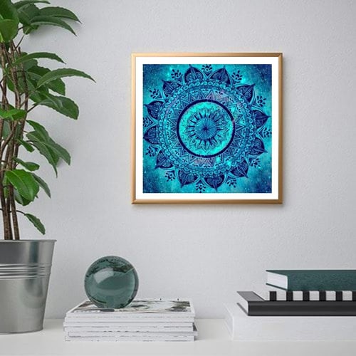 Huacan Diamond Painting Mandala Full Square/Round Mosaic Flower Beads  Embroidery Hobby And Needlework Decoration For Home