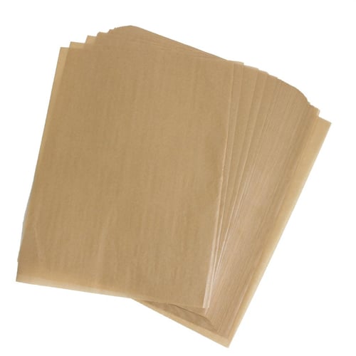 25Pcs Parchment Paper Sheets - 12 x 16 Inches Unbleached Non-Stick Baking  Paper for Air Fryer & Steaming