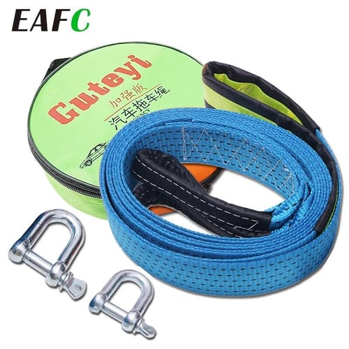 5M Tow Strap With Hooks High Strength Nylon For Heavy Duty Car Emergency  Car Accessories 8 Tons Car Towing Rope Tow Cable - buy 5M Tow Strap With Hooks  High Strength Nylon