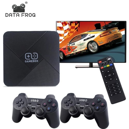 Game TV Box M8 Pro Mini Android and Game Dual System with 10000+ Retor Game  Wireless Controllers 100M 4K TV Box 