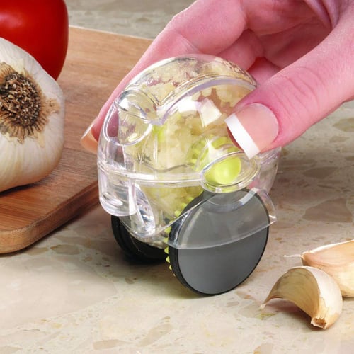 Nikita) Rolling Garlic ChopperGarlic Press CrusherMincerGrinderGraterCutter  Garlic WheelGarlicSlicer Kitchen Gadget – the best products in the Joom  Geek online store