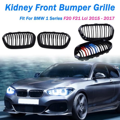 Rhyming Front Bumper Kidney Grille Double Slat Racing Grill Fit