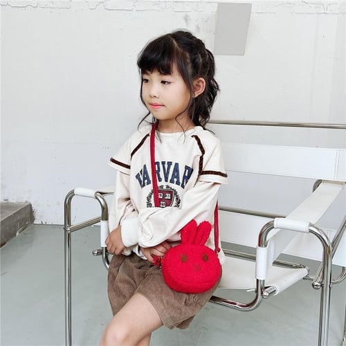 Fashion Heart Baby Girls Small Shoulder Bags Kids Coin Purse