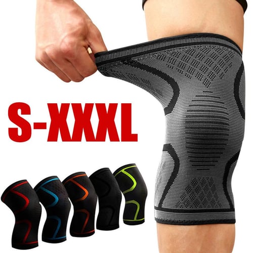 1/2Pcs Sports Compression Knee Brace Workout Knee Support for