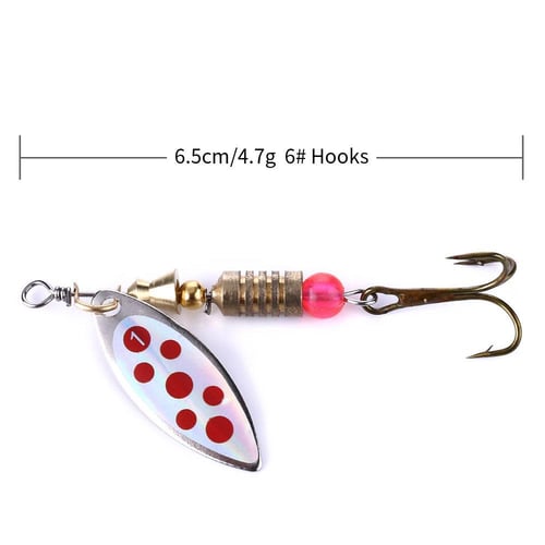 Fishing Lure Spinnerbait,10 Pieces Metal Fishing Baits Spinners with  Rooster Tail,Spinning Lure Freshwater Saltwater - 4.7g/ 6.5cm - buy Fishing  Lure Spinnerbait,10 Pieces Metal Fishing Baits Spinners with Rooster  Tail,Spinning Lure Freshwater