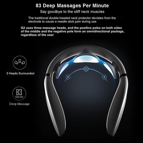 XIAOMI Electric Neck Massager Jeeback G2 Cervical Spine Hot Compress  Massage App for sale online