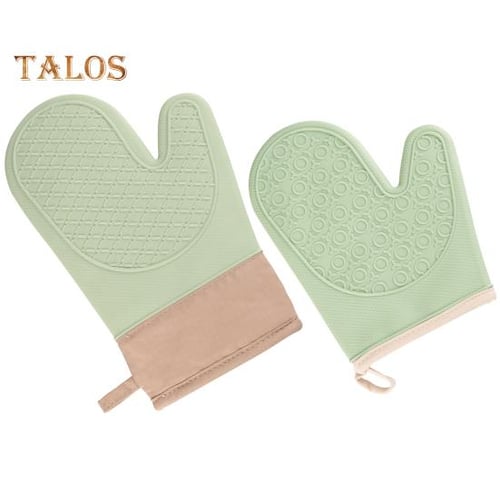 1PC Silicone Anti-scalding Oven Gloves Mitts Potholder Kitchen