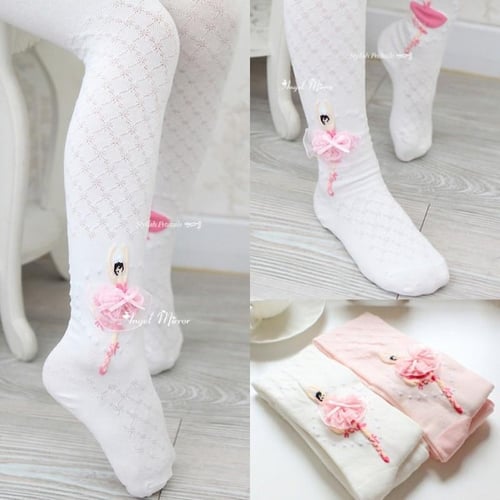 Toddler Baby Girls Flower Pantyhos Cute Stockings Tights Kids Winter Fall  Leggings e for 1-3 Years