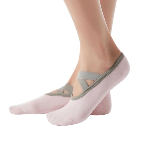 Yoga Socks Pilates Barre Dance Ballet Non Slip Toeless Half Toe