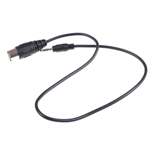 1pc Din 5 Pin Din MIDI Male Plug To 3.5mm Male Stereo Jack Audio Cable