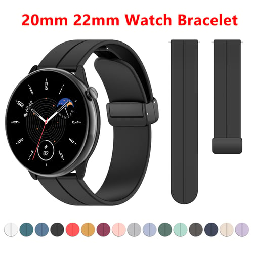 20mm 22mm Bracelet For Amazfit GTS GTR 4/2/2e/3/3 Pro/42mm 47mm/GTS 2 Mini / BIP U Pro/3 Watch Band Magnetic strap For Huawei GT2 GT3 - buy 20mm 22mm  Bracelet For Amazfit GTS GTR