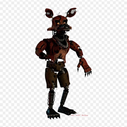 Compre Nightmare Foxy Five Nights At Freddy's 4 Transferências de ferro  para roupas Bolsa de camisetas Adesivos de transferência de calor Ferro em  remendos