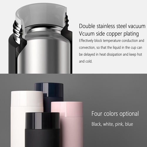 Mijia 350ml Stainless Steel Water Bottle 190g Lightweight Thermos Vacuum  MIni Cup Camping Travel Portable Insulated
