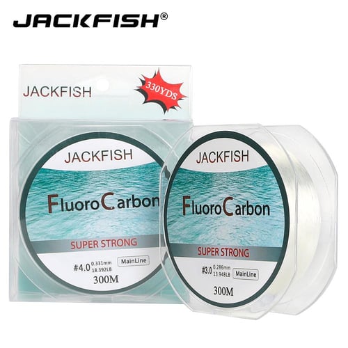 Cheap 300M Fluorocarbon Coated Fishing Line 0.14mm-0.50mm 4.136LB