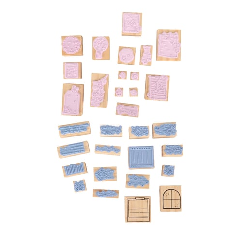 70pcs Alphabet Letters Stamps Set Wooden Rubber Letter Number Stamps Seal  with 4 Pcs Ink pad for Finger Painting DIY Diary Cards Stamps Craft :  : Stationery & Office Supplies