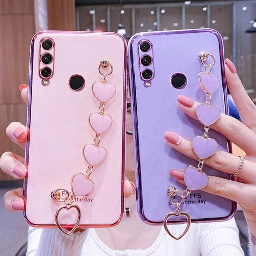 Strap Chain Phone Case For Huawei P30 P20 Mate 20 Pro Lite P30pro