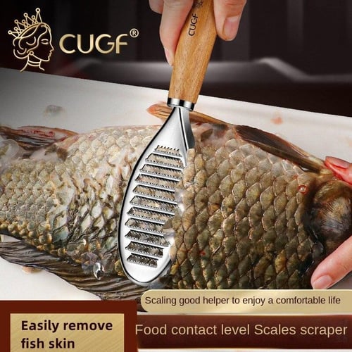 Fish Scales Scraping Kitchen Fish Cleaning Knife Cutter Stainless