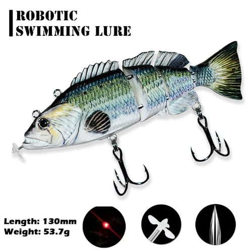 Robotic Fishing Lure Electric Wobbler Multi Jointed Auto Swimbait
