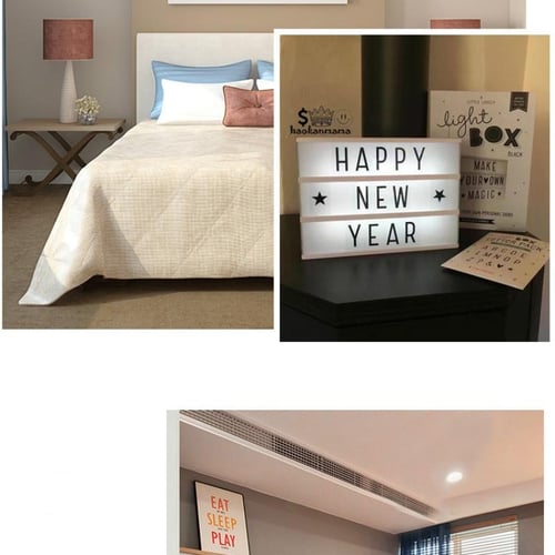 LED Letter Lightbox DIY Night Light Large Size Letters Card Lamp