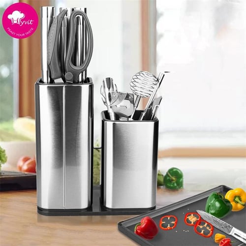 1pc Light Luxury Chopsticks Cage Creative And Simple Multi-function Plastic  Storage Tube For Kitchen Knives, Forks, Spoons And Drainage