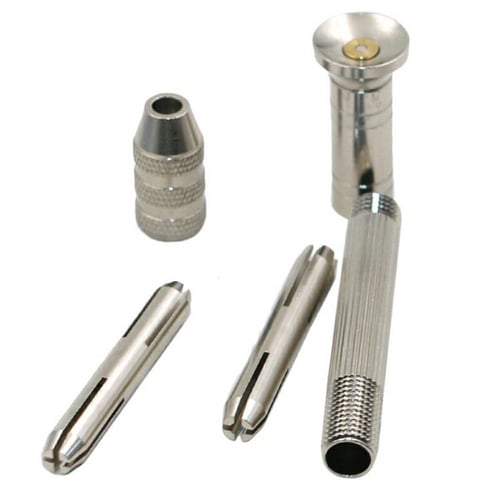 Mini Micro Aluminum Hand Drill With Keyless Chuck HSS Steel Twist Drill Bit  Woodworking Drilling Rotary