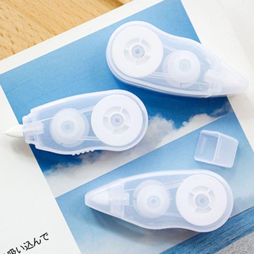 5pcs/set Practical Correction Tape Roller 30m Long White Sticker Study  Stationer