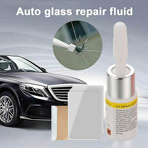 Car Window Repair Fluid Cracked Glass Scratch Repair Kit