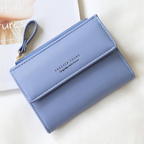 Antimagnetic Men Wallet Anti RFID Male Zipper Purse Short PU Leather Wallet