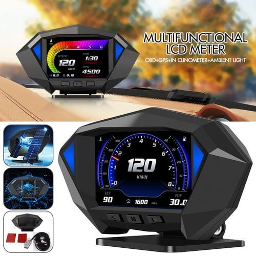 Universal GPS Digital LCD Car HUD Head-up Display Speedometer