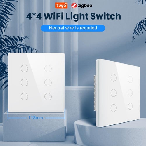 tuya wifi smart touch switch light brazil 44 no Brazil